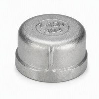 Raccords de tuyauterie en acier inoxydable 304, moulés par investissement, polis, haute pression, avec raccord droit BSPP BSPT, filetage mâle de 1/4 à 4 pouces