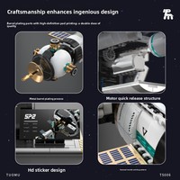 Serie de Exploración Espacial, Estación Espacial Tianshu, Bloques de Construcción de Partículas Pequeñas, Rompecabezas, Modelo Ensamblado, Juguete Electrónico para Niños