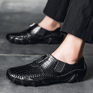 Zapatos de Vestir Clásicos para Hombre, Diseño con Cierre, de Cuero, Formales, para Oficina, Tallas 38-47 - Product Image 5