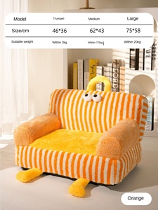 Large Velvet <span class=keywords><strong>Dog</strong></span> Cat Kennel Abnehmbares wasch bares Schlafs ofa Winter Warm Open Four Seasons Universal verdicktes Bett Solid Pattern - Product Image 6