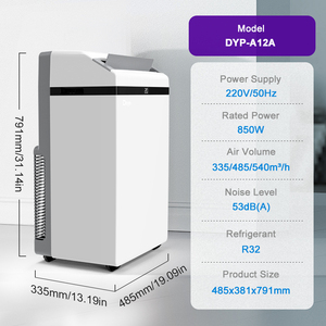เครื่องปรับอากาศเคลื่อนที่ Deye 220v 12000BTU พร้อม Ionizer ในตัว เสียงเบา สำหรับใช้ในบ้าน - Product Image 6