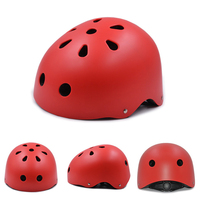Casque de vélo, de roller, de skateboard et de trottinette multi-sports en plein air certifié CE en ABS+EPS orange pour enfants, adolescents et adultes