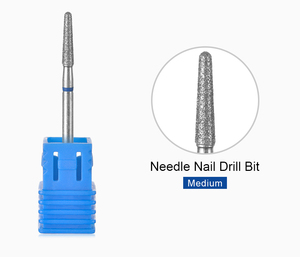 KADS Fraise à ongles en acier au tungstène pour cuticules, diamantée, 3/32'', outil rotatif professionnel pour manucure, pour le retrait du vernis gel - Product Image 4