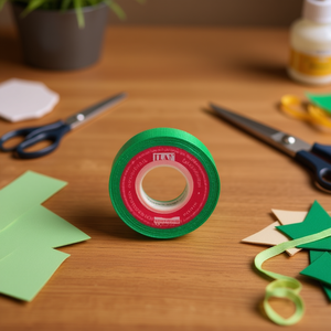 Il nastro Grosgrain verde da 1,0 cm, 15 iarde, per lavori artigianali - Product Image 2