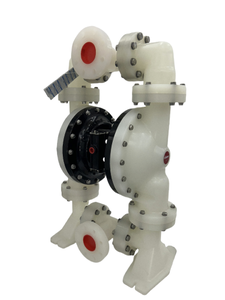 Pompes pour l'industrie chimique, pétrolière et hydraulique, pompes à membrane pneumatique en plastique PP double air Teflo KS80 - Product Image 2