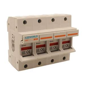 Portafusibili Modulare 4P 4M AC 4P 4M D14X51mm 63A AC 500V IP20 IEC60269 FS63 Categoria Prodotto Fusibili e Portafusibili - Product Image 1