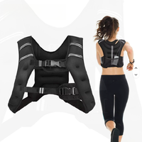 Gilet lesté en sable de fer pour hommes et femmes, 6-30 lb, pour la course à pied, l'exercice, la remise en forme, l'entraînement