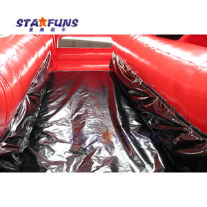 สไลเดอร์สูบลมสีแดงสำหรับสระว่ายน้ำสไลเดอร์สูบลมได้สำหรับสวนน้ำ - Product Image 6