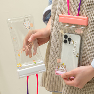 Cartoon Phone Waterproof Bag Touchscreen Sealed With Lanyard For Swimming Rafting Hot Spring Outdoor Use - Product Image 3