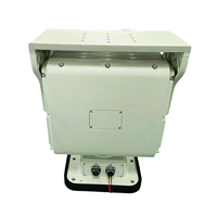 Rotateur PTZ CCTV, charge 50-70 kg, DC12V DC24V, télécommande RS48, commande de rotation et d'inclinaison extérieure
