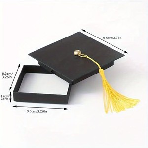 Caja <span class=keywords><strong>de</strong></span> Regalo para Gorro <span class=keywords><strong>de</strong></span> Graduación 2026, Decoraciones para Gorro <span class=keywords><strong>de</strong></span> Graduación, Caja para Tarjetas <span class=keywords><strong>de</strong></span> Regalo con Borla, Recuerdos para Fiesta <span class=keywords><strong>de</strong></span> Graduación - Product Image 3