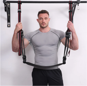 MAX 300LB Pull Up Assist Band System regolabile Chin Up Resistance Bands forza corda elastica tubo per impieghi gravosi - Product Image 4