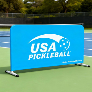 Barrera Portátil Ajustable para Cancha de <span class=keywords><strong>Ping</strong></span> Pong, Impresión Personalizada a Doble Cara, Diseño de Marco de Tubo de Plástico Resistente de 25 mm - Product Image 4