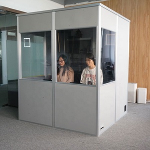 Système <span class=keywords><strong>de</strong></span> <span class=keywords><strong>distribution</strong></span> linguistique ISO4043 OEM acceptable Cabine d'interprétation <span class=keywords><strong>de</strong></span> traduction portable - Product Image 1
