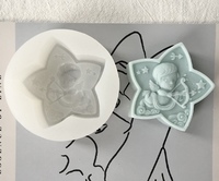 12 zodyak işaretleri silikon kalıp set-diy takımyıldızı sabun yıldız şeklinde mumlar reçine el sanatları zodyak yıldız silikon mum kalıpları