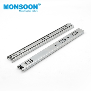 Glissières de tiroir à extension complète à montage latéral pour meubles, glissières télescopiques à roulement à billes de 30 mm pour cuisine - Product Image 4