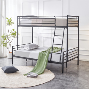 Industrial Grade Two Level Steel <strong>Bunk</strong> <strong>Bed</strong> With Steps for School Dormitory Accommodation - Product Image 1