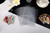 10 Hojas A5, 6 Anillas, Fundas Protectoras de Plástico Transparentes para Tarjetas Fotográficas, 12,4 Bolsillos, Álbum de Fotos, Protector de Tarjetas Postales