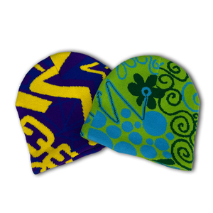 Bonnets <span class=keywords><strong>en</strong></span> tricot personnalisés OEM avec broderie 3D de motifs jacquard multicolores-Bonnets <span class=keywords><strong>en</strong></span> <span class=keywords><strong>satin</strong></span> à carreaux pour personnages de dessins animés - Product Image 4