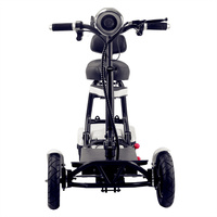 Compact mais puissant pour monter les côte et notre allée en pente, scooters électriques pliants de 500 W, 4 roues