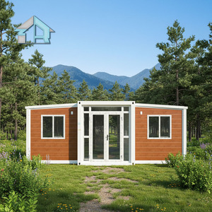Maison conteneur préfabriquée extensible de 40 pieds ou 20 pieds, prête <span class=keywords><strong>à</strong></span> être expédiée, avec 2, 4 ou 5 chambres, bâtiment modulaire familial ou appartement pour grands-parents - Product Image 1