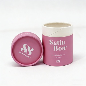 Emballage personnalisé recyclable pour serviettes et vêtements, options de tubes/contenants en carton kraft, tailles personnalisées, impression de logo - Product Image 2