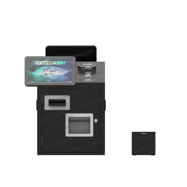 Work Without Watch Wrong Notes Reject Notes Coins Recycled Cash Deposit and Withdraw Terminal Device Bank ATM