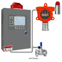 Détecteur de gaz combustible industriel pour laboratoire, école, station-service, stockage de marchandises, COV, acétylène (C2H2), ammoniac (NH3), gaz naturel