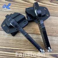 Couteau EDC HALOVI de haute qualité avec manche en alliage d'aluminium, couteau tactique de survie portable pour le camping et la chasse