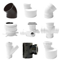 Raccord de tuyauterie de drainage siphonique en polypropylène, coude de soudure haute pression, trémie résistante aux UV pour l'alimentation en eau