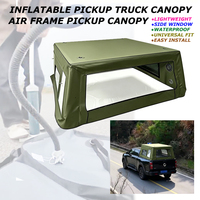Toldo Inflable para Camioneta, Ligero, con Laterales Suaves y Techo Rígido, Ajuste Universal para Ranger, Hilux, Navara, con Ventana