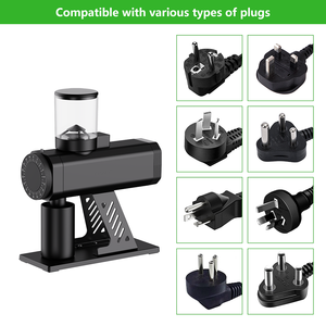 Nuevo Molinillo de Café de Acero Inoxidable con Muelas Planas, 650 rpm, Alta Velocidad, Superfino, para Espresso, para el Hogar, Gd-3405-negro, Totalmente Metálico - Product Image 4