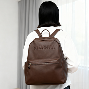 Nhà Sản xuất nhà máy <span class=keywords><strong>PU</strong></span> Vegan da lớn đa chức năng mẹ tã Túi ba lô với biểu tượng tùy chỉnh bán buôn - Product Image 3