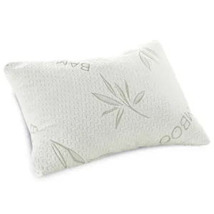 Hotel Baby Kids Orthopedic Super Soft Knitted Shredded Memory Foam Bed Bamboo Pillow With Washable And Removable Cover