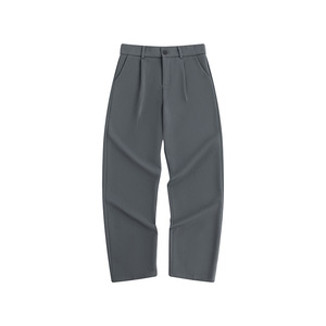 Venta caliente Pantalones de hombre Pantalones casuales Tubo recto Caída Sensación Pantalones hasta el tobillo para el día a día - Product Image 4