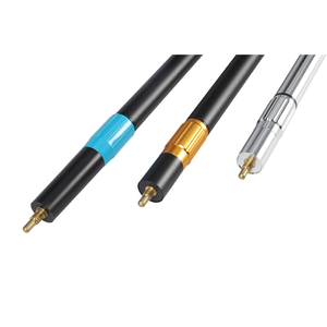 Chất lượng cao 43cm sợi carbon đen uniloc Cue Stick mở rộng cho bi-a hồ bơi Cue vật liệu kim loại - Product Image 5