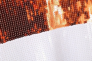 Corno Texan maglia da calcio abito Casual con paillettes Top corto con frangia giorno di gioco per gli appassionati di sport - Product Image 4