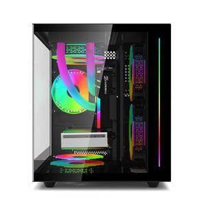ชุดคอมพิวเตอร์ตั้งโต๊ะสำหรับเล่นเกมระดับโรงงาน พร้อมจอภาพ ชุดคอมโบ I9 ระดับ 12 คอร์ แรม 16G 32G 64G การ์ดจอ RX580 4G 8G สำหรับนักออกแบบและเกมเมอร์ - Product Image 3