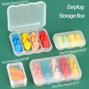 Boîte de rangement multi-usage SUNSHING, mini-organisateur en plastique transparent pour aides auditives, écouteurs, boucles d'oreilles et vis. - Product Image 2