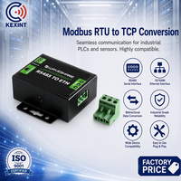 Convertidor Industrial RS485 a Ethernet KXT, Gateway Modbus RTU a Modbus TCP, Servidor de Dispositivos Seriales para Adquisición de Datos