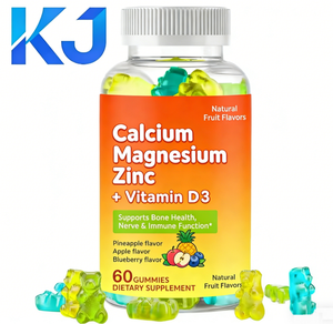 Gomitas de Calcio, <span class=keywords><strong>Magnesio</strong></span>, <span class=keywords><strong>Zinc</strong></span> <span class=keywords><strong>y</strong></span> D3 OEM, Suplemento de Alta Absorción <span class=keywords><strong>para</strong></span> la Salud Ósea <span class=keywords><strong>y</strong></span> el Apoyo Nervioso, Marca Privada - Product Image 1