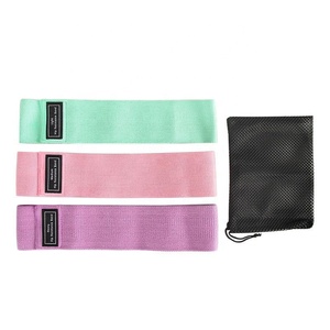 Bộ Dây Kháng Lực Gồm 3 Dây Tập Thể Dục Chân Chiến Lợi Phẩm Để Tập Luyện Tại Nhà Yoga Vòng Hông Dây Kháng Lực Vải Dài Chống Trượt Rộng - Product Image 4