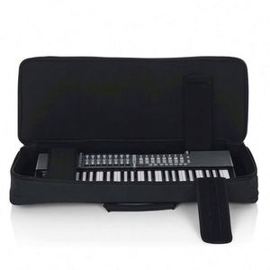 Étui pour clavier 49 touches, fabriqué en usine BSCI, en nylon Oxford 600D noir, rembourrage en mousse de 10 mm, sac pour clavier électrique, sac de transport pour piano - Product Image 3