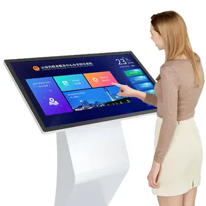 Best Price 32 43 50 55 Inch Full HD Floor Standing 4K Interactive Lcd Digital Touch Screen Mall Information Kiosk