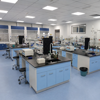 Meubles de laboratoire, banc de laboratoire, table de laboratoire pharmaceutique avec évier, plan de travail en résine époxy pour la recherche médicale et biologique