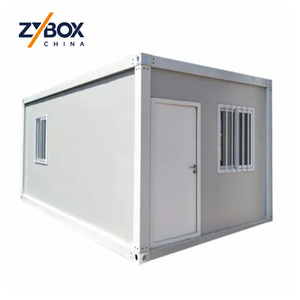 Villa/Hotel Contenedor Contemporáneo Prefabricado con Panel Sándwich de Acero en Forma de A de 20 y 40 pies, Casas Contenedor Certificadas CE para EE. UU. y Australia - Product Image 1