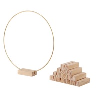 Gran oferta, calendario de madera de haya pulida, Base de trofeo, estilo de arte popular, soporte para tarjetas de visita, tarjetero de menú, grabado para Navidad