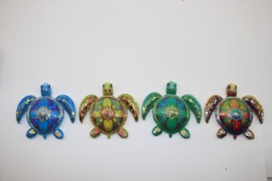 Imanes de Resina Fengyi, Recuerdos de Viaje, Adornos Personalizados de Tortuga Marina Dorada de Lujo, Adhesivos Decorativos - Product Image 4