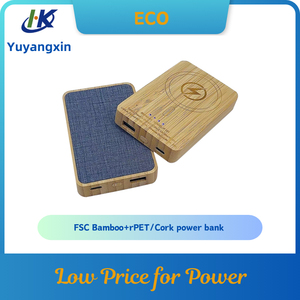 Banque de puissance magnétique populaire en bambou rPET 2024 mAh <span class=keywords><strong>ECO</strong></span> 5000 banque de puissance sans fil pour animaux de compagnie recyclée mini banque de puissance en bois portable 100% - Product Image 4