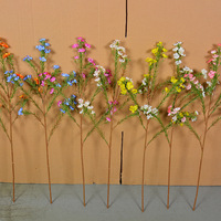Fleurs artificielles en soie, fleurs de prunier d'hiver, design vintage, moulées par injection, décoration intérieure, accessoires photo pour mariage